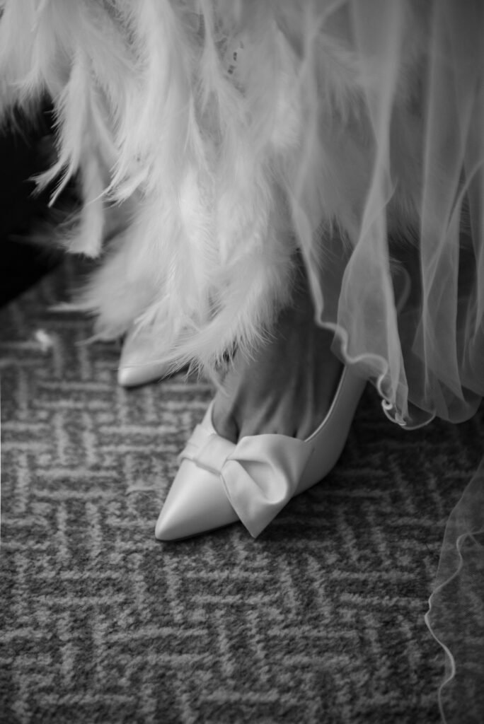 Bride's shoes